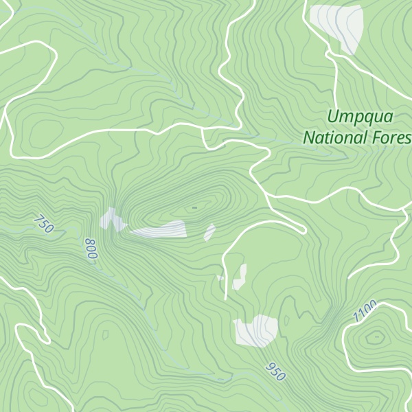 Map of Pinard Butte