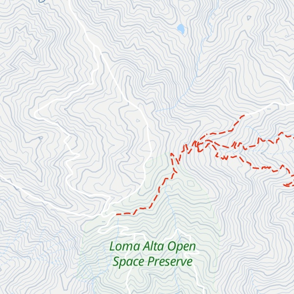 Map of Loma Alta