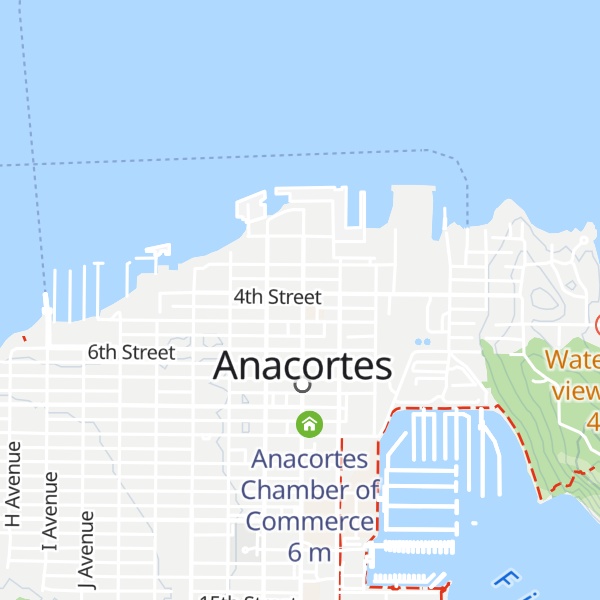 Map of Friends of The Anacortes Community Forestlands