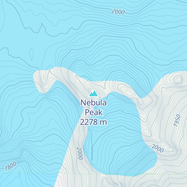 Map of Nebula Peak