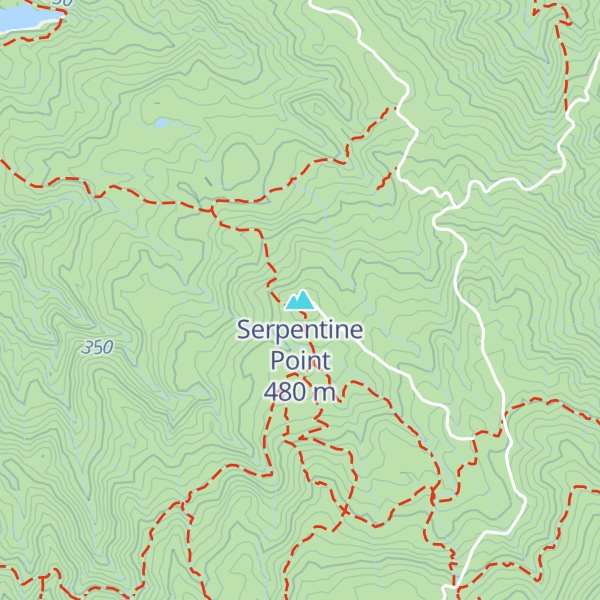 Map of Serpentine Point