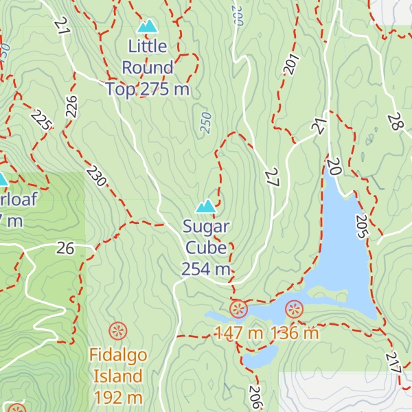 Map of Sugar Cube