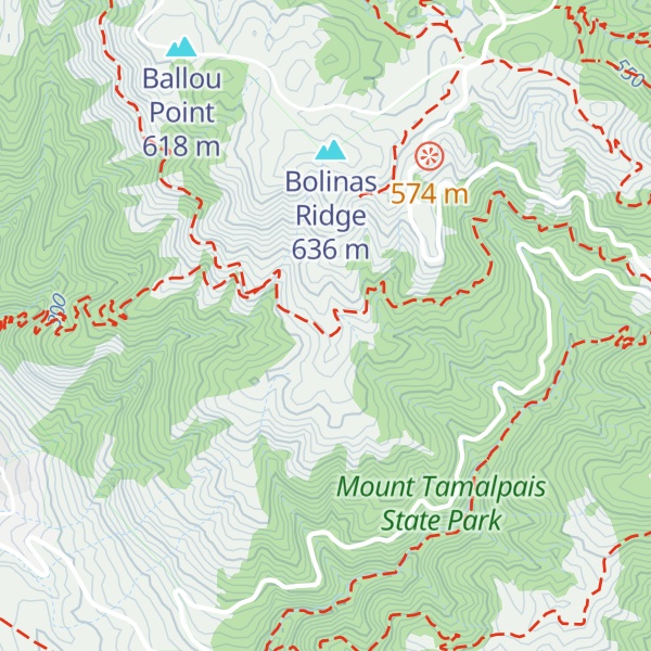 Map of Bare Knoll