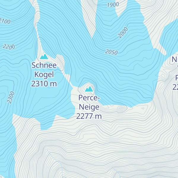 Map of Perce-Neige
