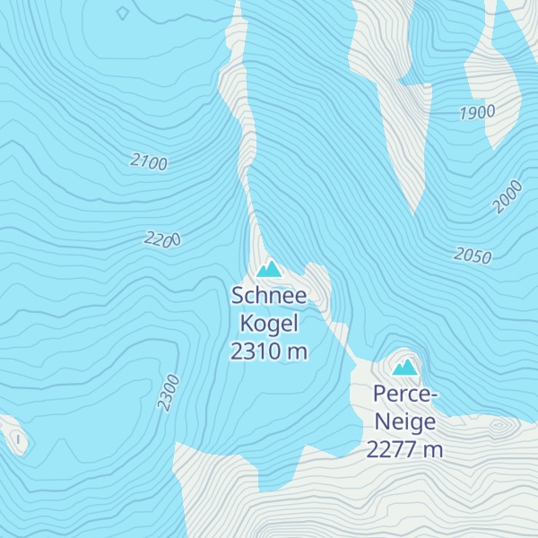Map of Schnee Kogel