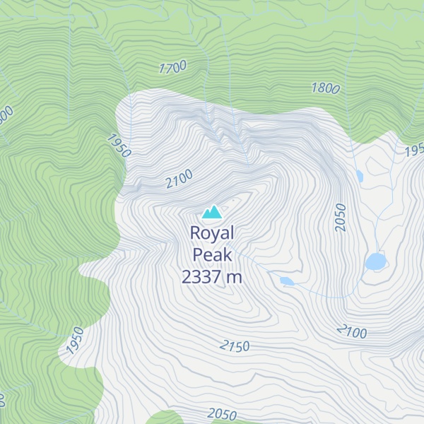 Map of Royal Peak