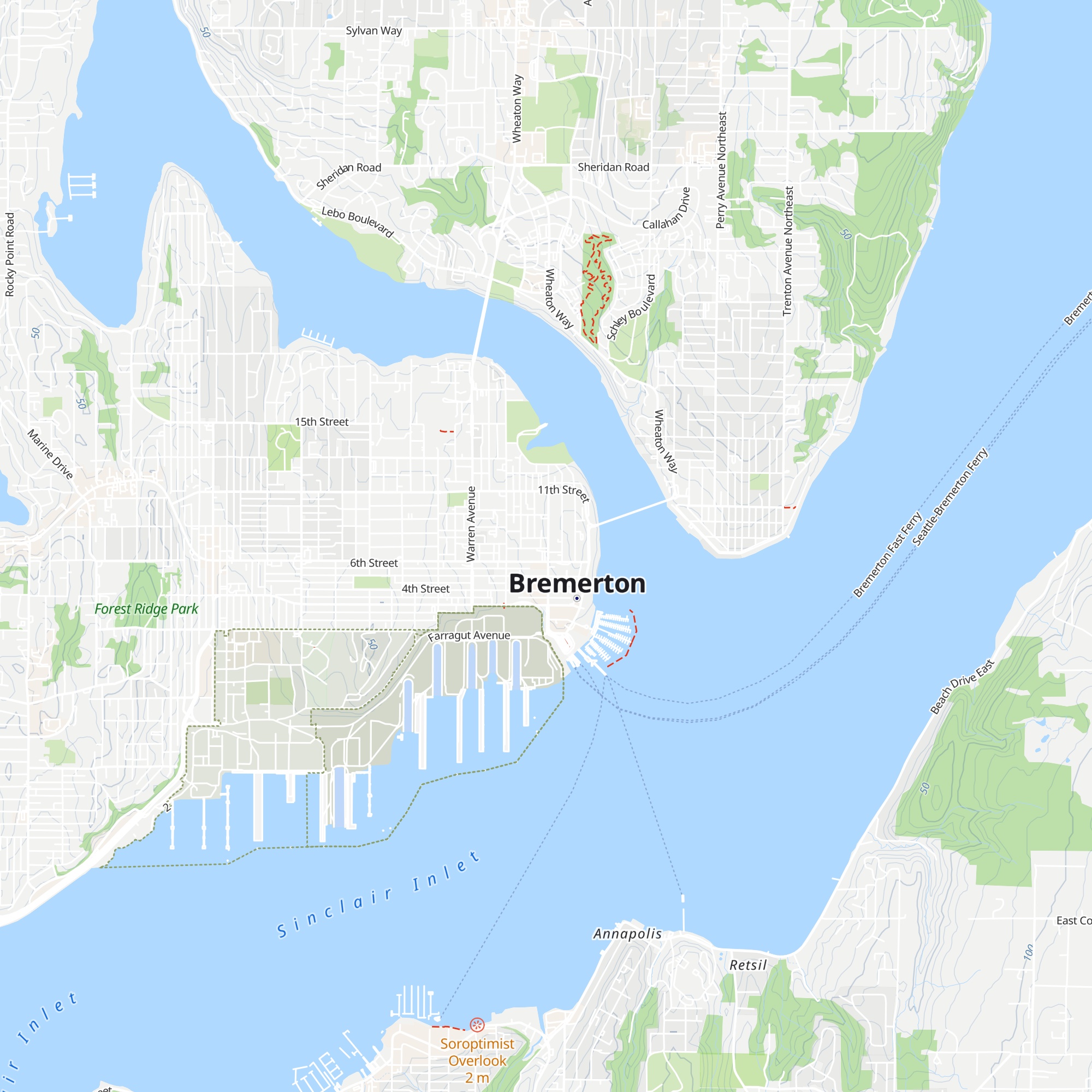 Chamber of Commerce and Visitor Center map