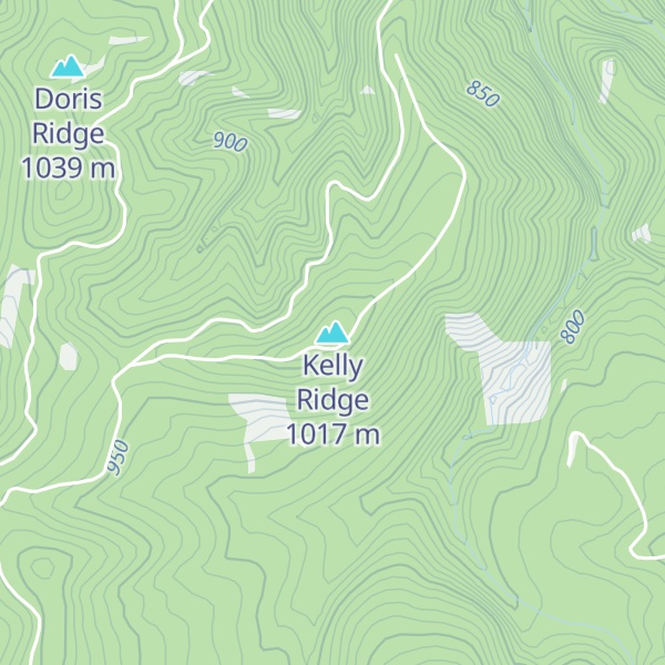 Map of Kelly Ridge