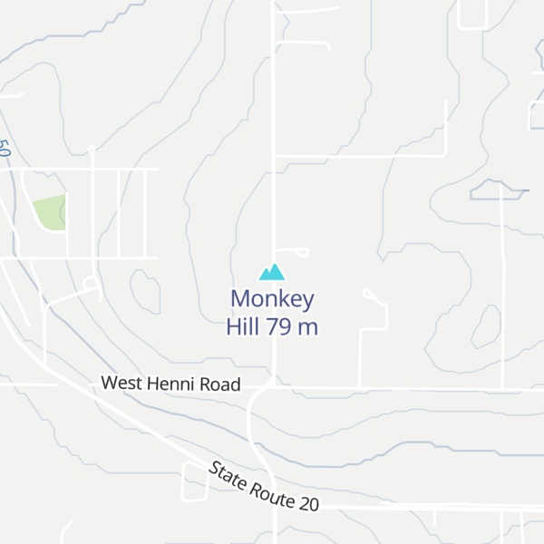 Map of Monkey Hill