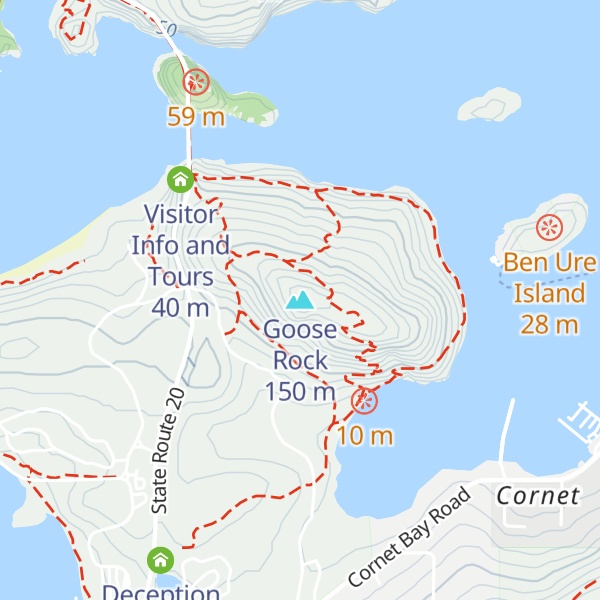 Map of Goose Rock