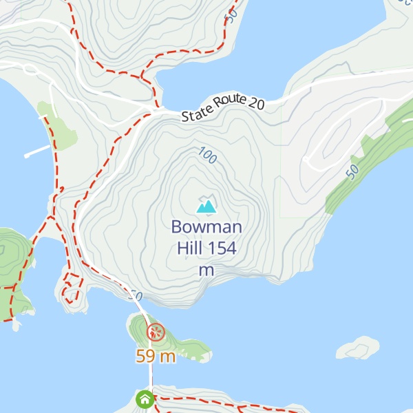 Map of Bowman Hill