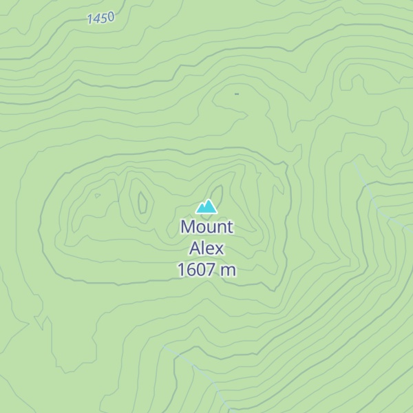 Map of Mount Alex