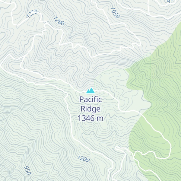 Map of Pacific Ridge