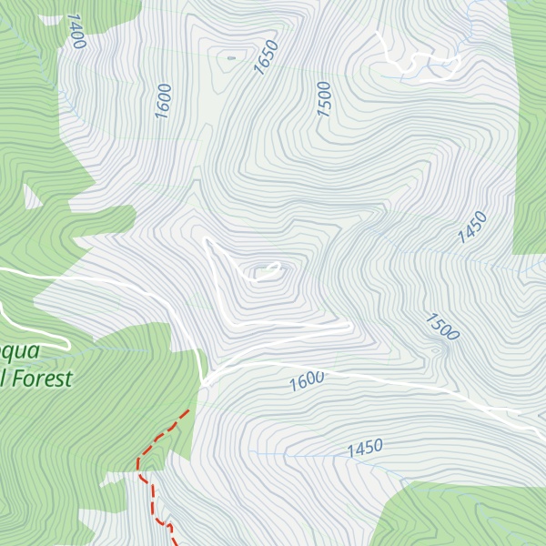 Map of Fairview Peak