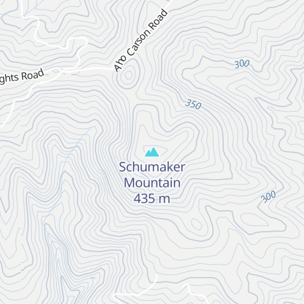 Map of Schumaker Mountain