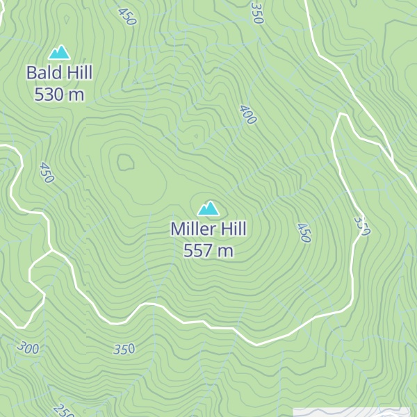 Map of Miller Hill