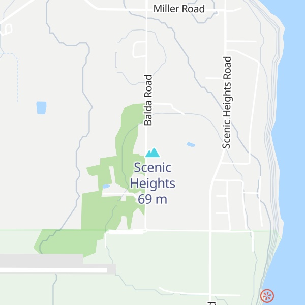 Map of Scenic Heights