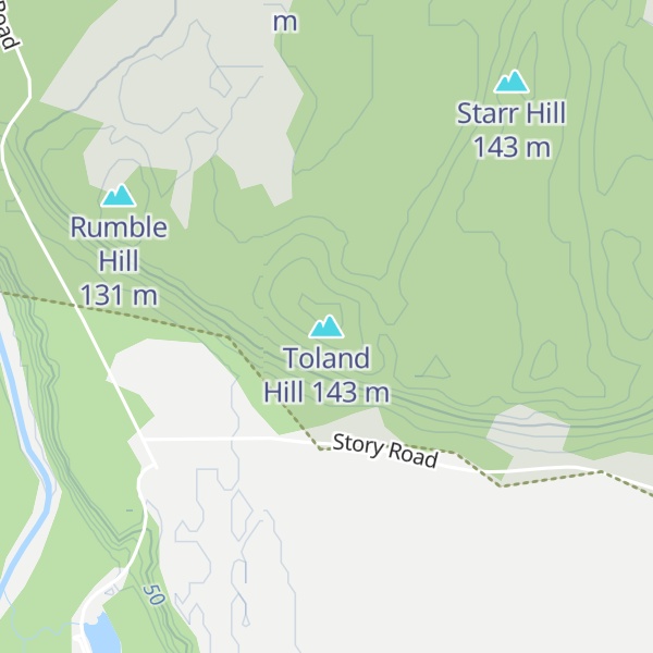 Map of Toland Hill