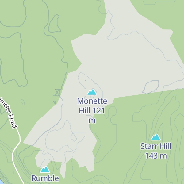 Map of Monette Hill