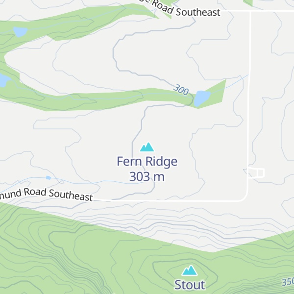 Map of Fern Ridge