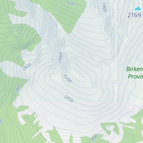 Map of Mount McDonald