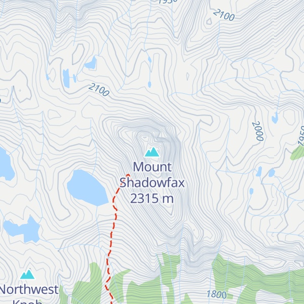 Map of Mount Shadowfax