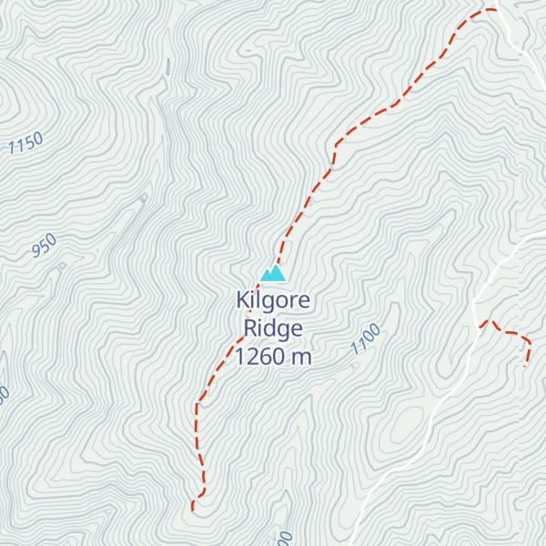 Map of Kilgore Ridge