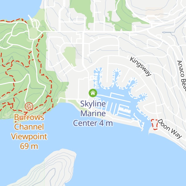 Map of Skyline Marine Center