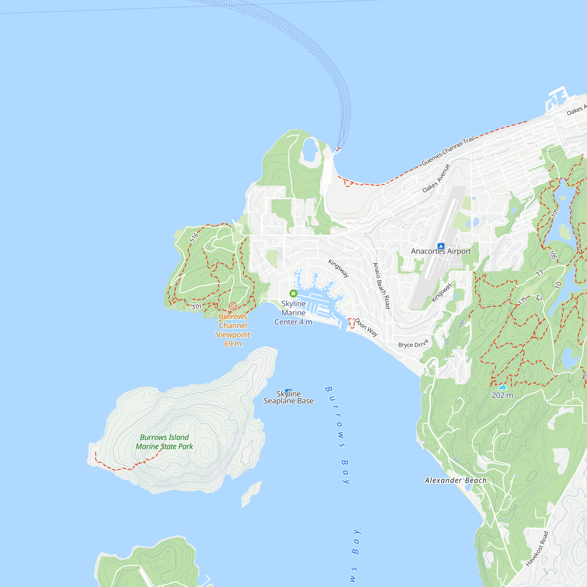 Skyline Marine Center map