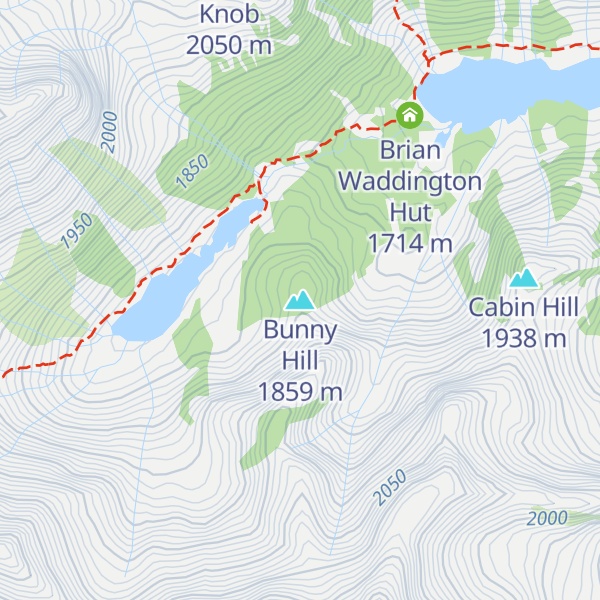 Map of Bunny Hill