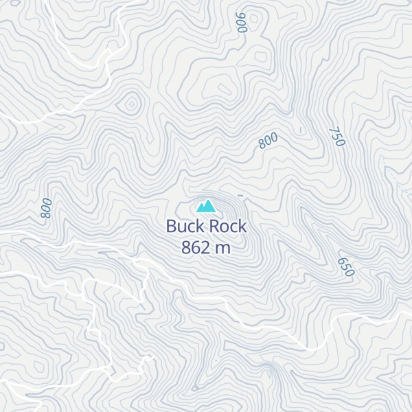 Map of Buck Rock