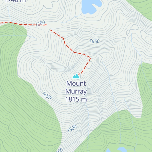 Map of Mount Murray