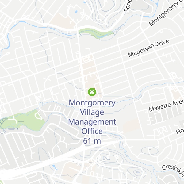 Map of Montgomery Village Management Office