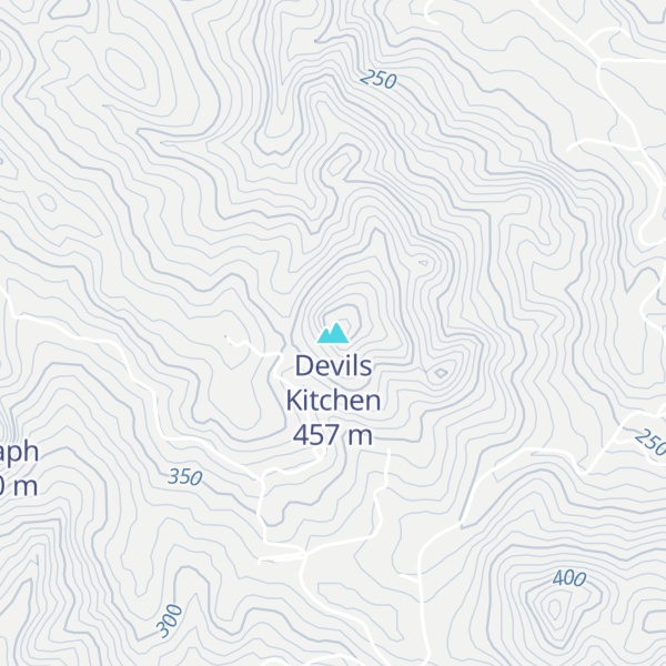 Map of Devils Kitchen