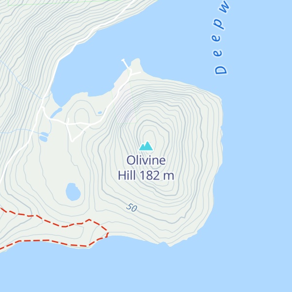 Map of Olivine Hill