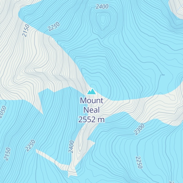 Map of Mount Neal