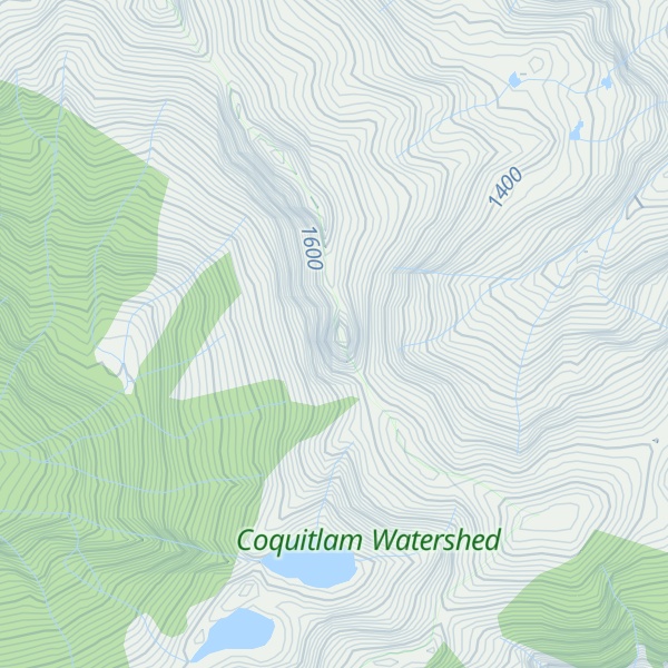 Map of Sharkfin Peak