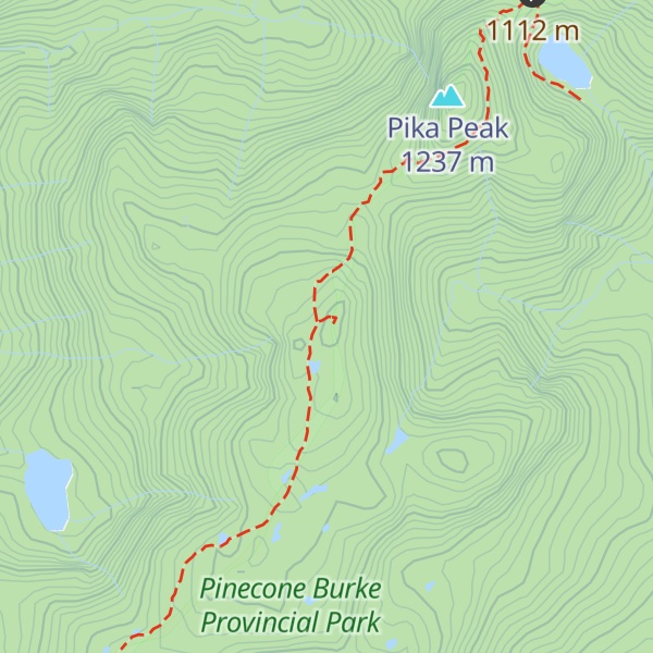 Map of Burke South Summit