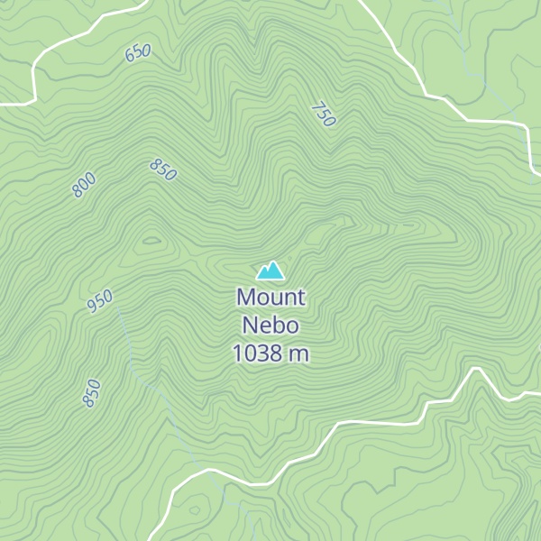 Map of Mount Nebo