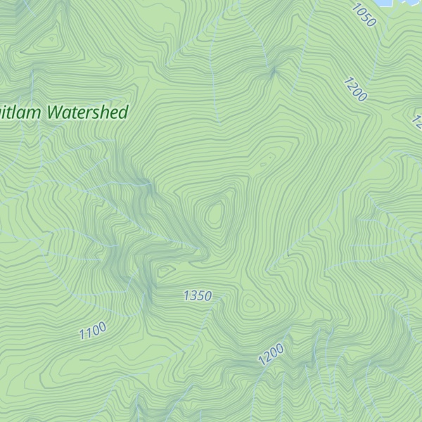 Map of Coquitlam Mountain