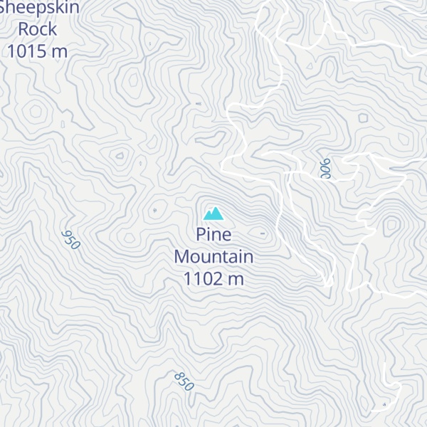 Map of Pine Mountain