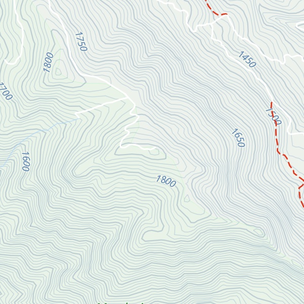 Map of Goat Mountain