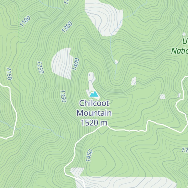 Map of Chilcoot Mountain