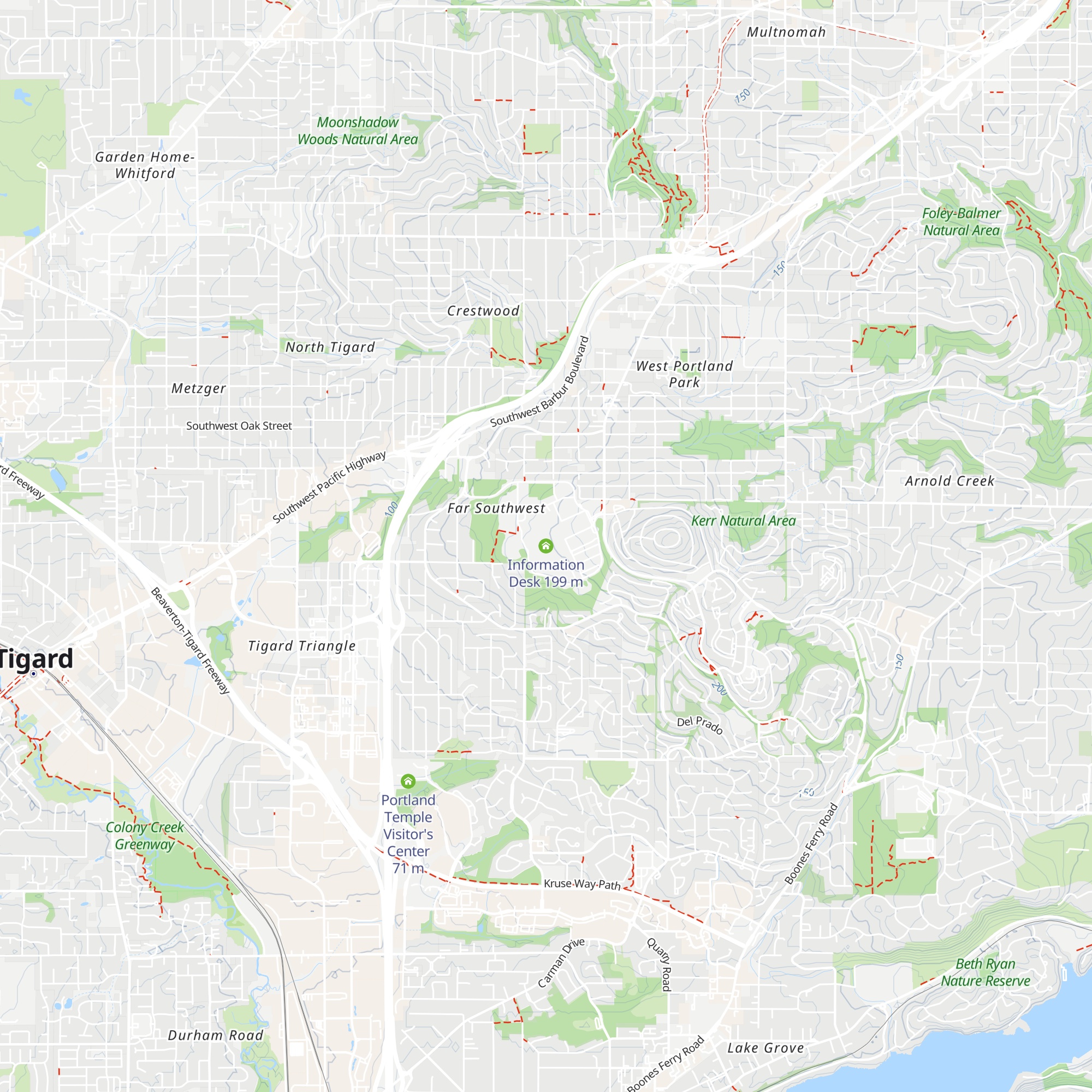Information Desk map