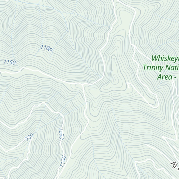 Map of Bowerman Peak