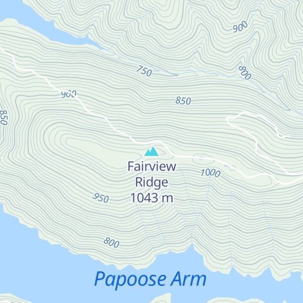 Map of Fairview Ridge