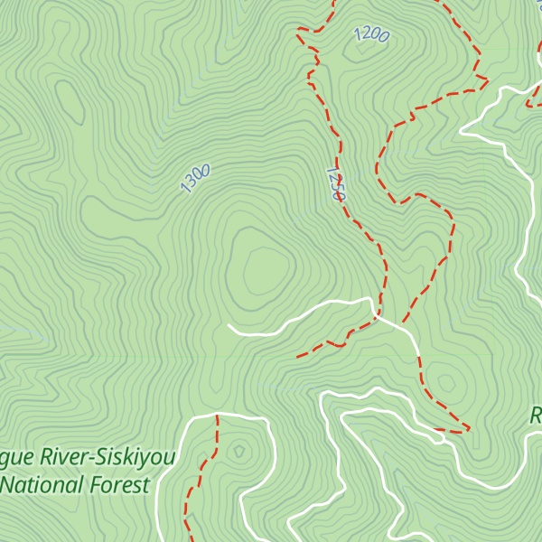 Map of Ostrich Peak