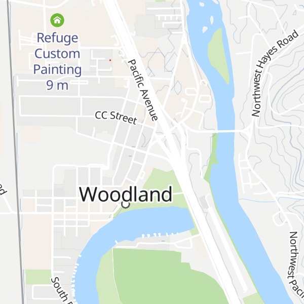 Map of Woodland Visitor Center