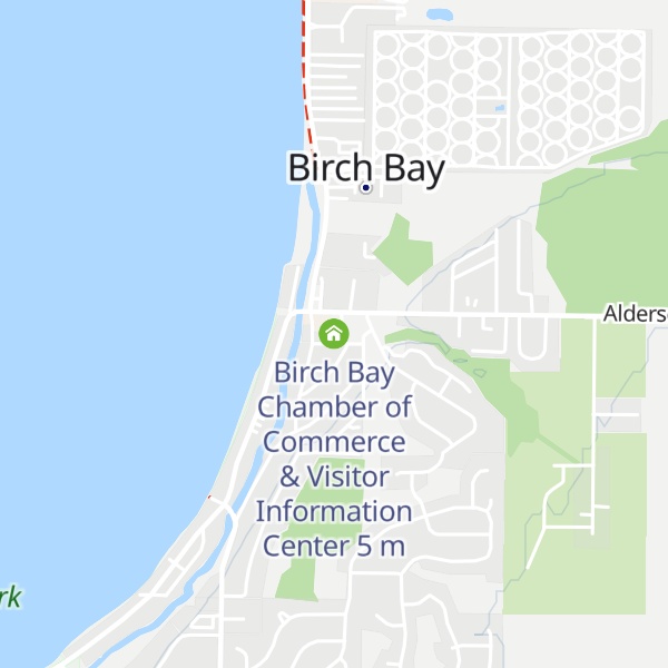 Map of Birch Bay Chamber of Commerce & Visitor Information Center