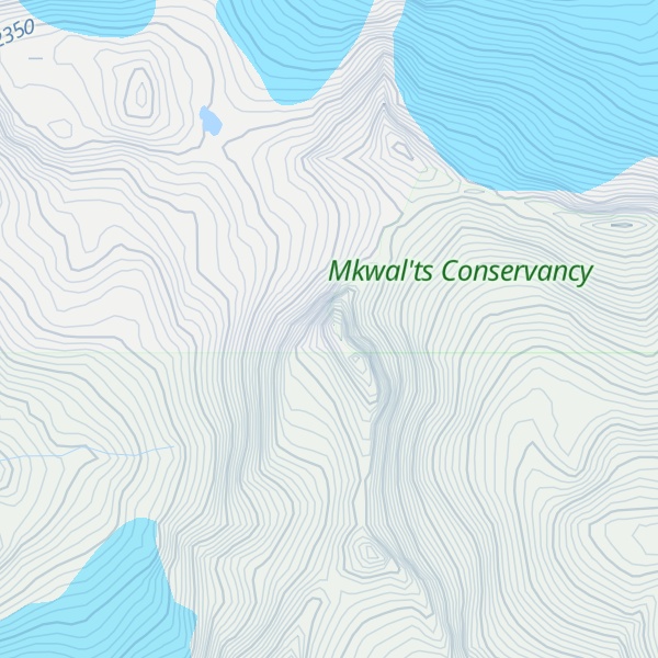 Map of Hibachi Ridge